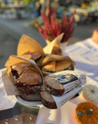 Foto einer Fischbrötchen-Auswahl