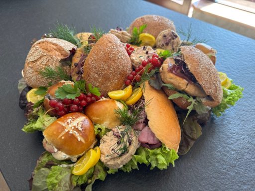 Bild einer Fischbrötchen-Variation