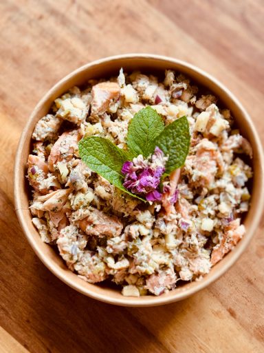 Foto des Räucher-Saibling-Salats