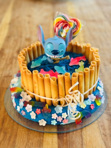 Bild eines Comic-Geburtstagskuchens